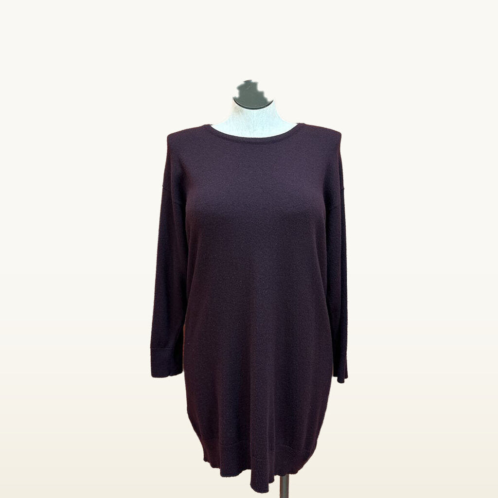 Eskandar Purple Loose Fitting Sweater
