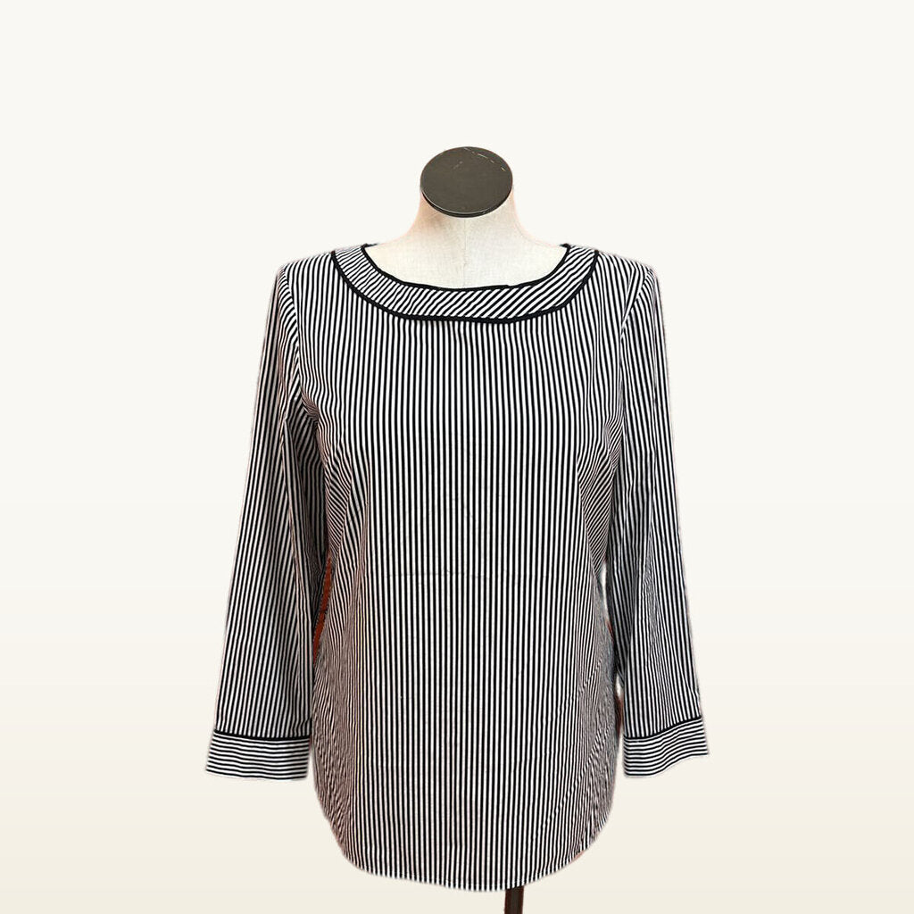 Talbots Striped Long Sleeve Top
