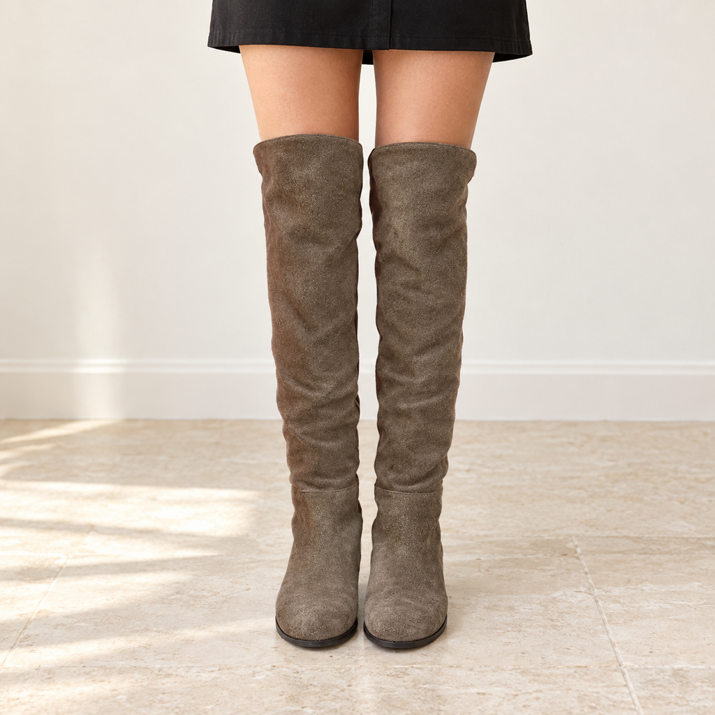Lucky Brand Taupe Tall Boots - 7