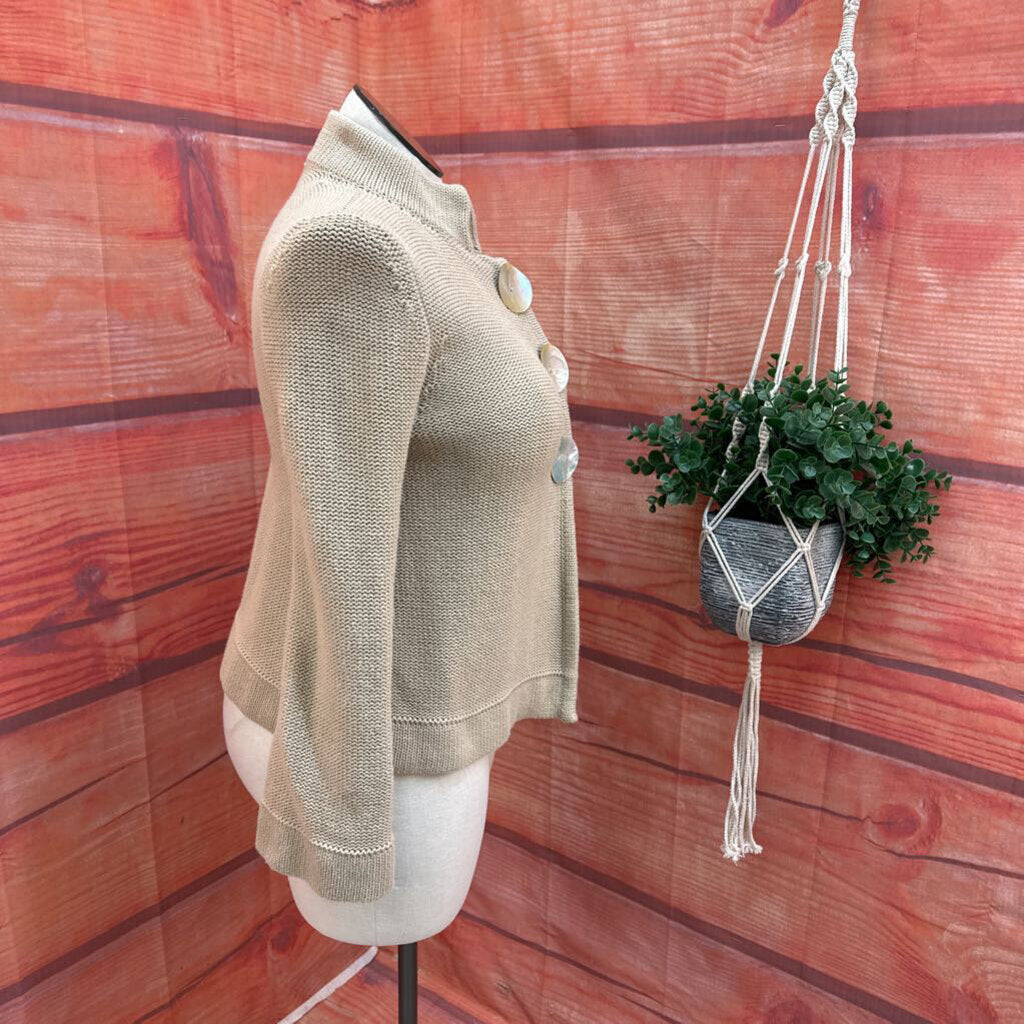 RONI ZILKHA TAN SWEATER SIZE LARGE