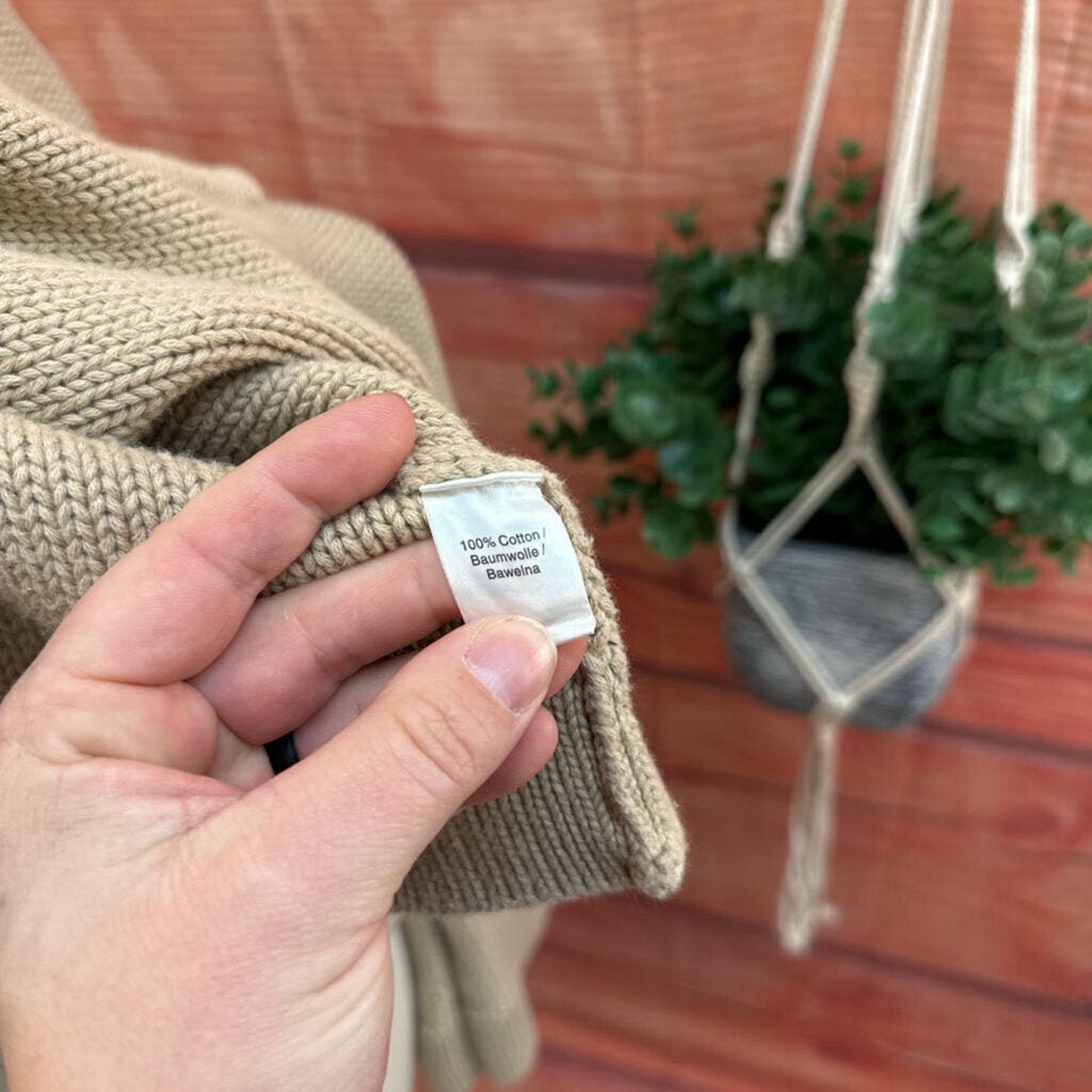 RONI ZILKHA TAN SWEATER SIZE LARGE