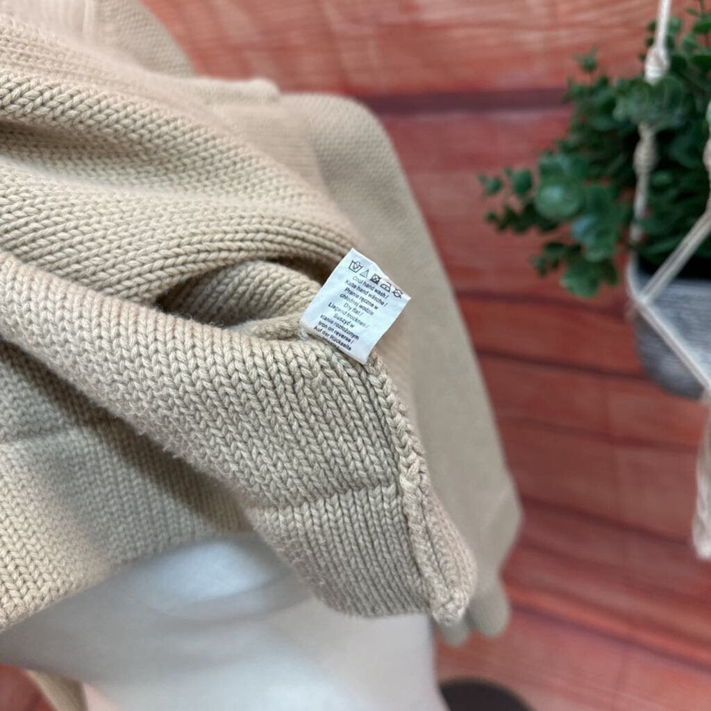 RONI ZILKHA TAN SWEATER SIZE LARGE