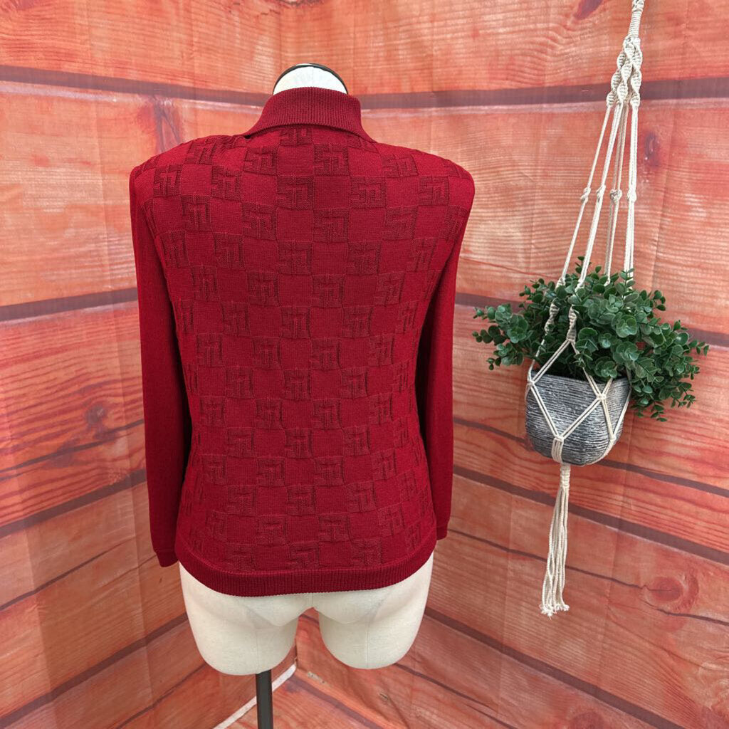 ST JOHN SPORT RED JACKET SIZE LARGE