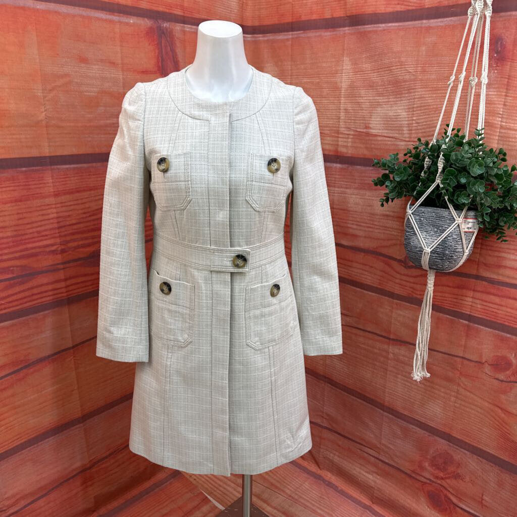 NWOT BODEN BEIGE COAT SIZE 6