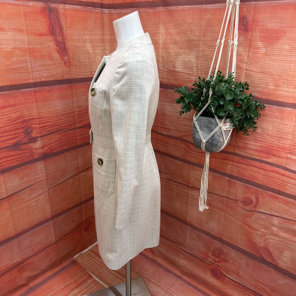 NWOT BODEN BEIGE COAT SIZE 6