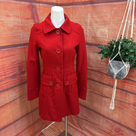 TULLE RED COAT SIZE MEDIUM