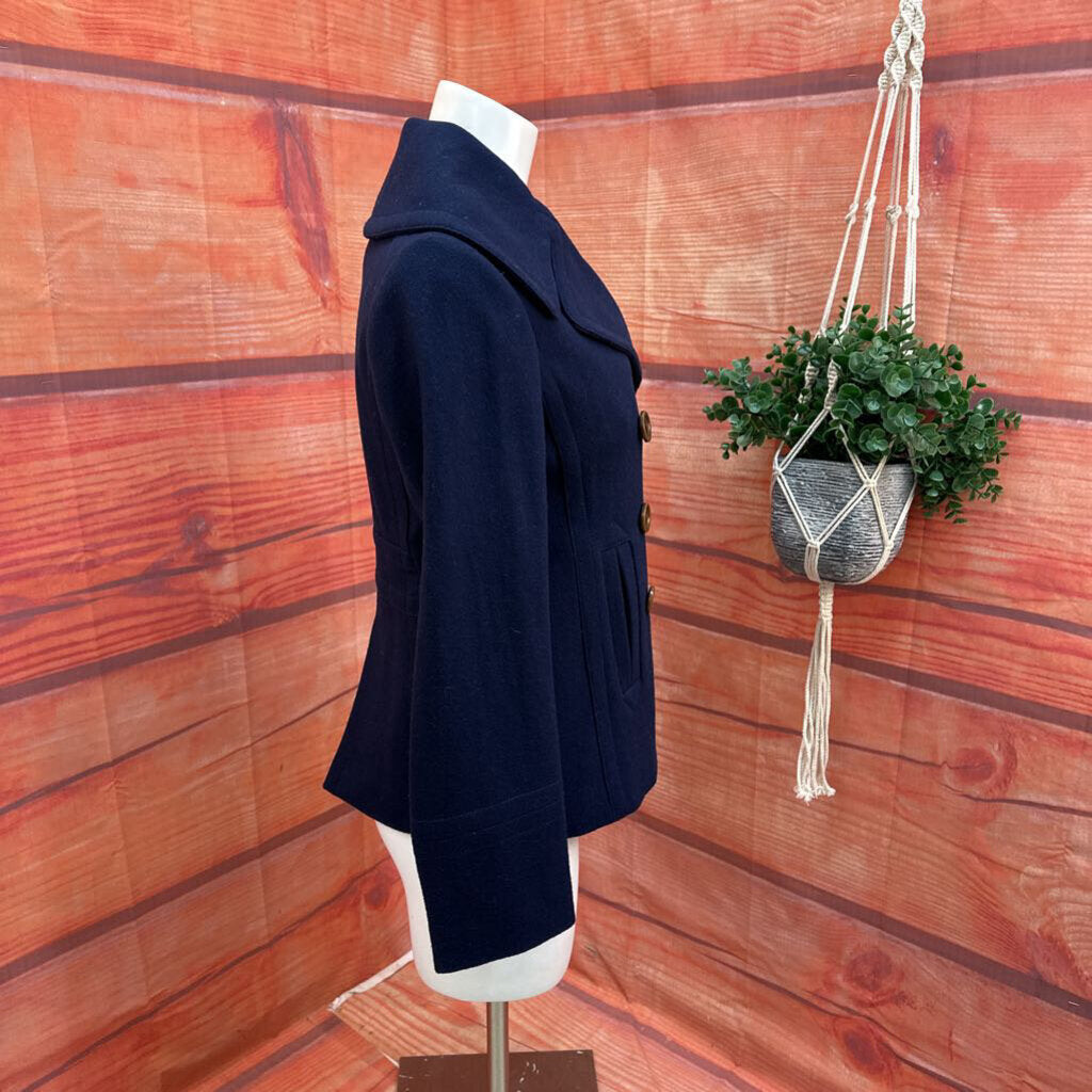 J CREW NAVY PEACOAT SIZE XS