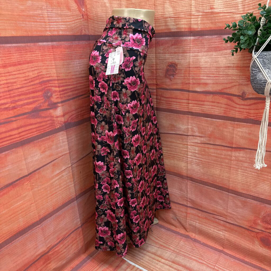 NWT LULAROE PINK ROSE MAXI SIZE MEDIUM
