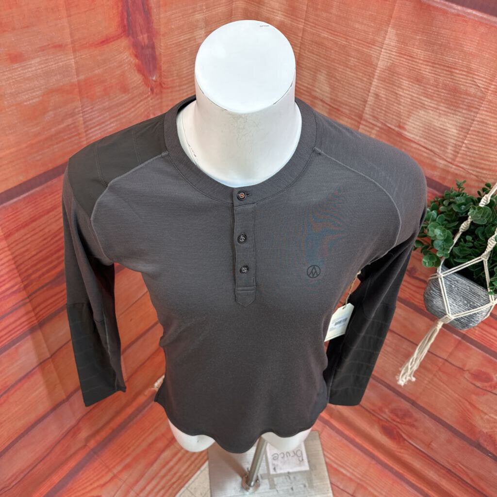 Alps & Meters Long Sleeve Henley Shirt