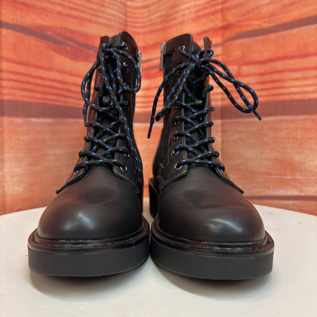 Tommy Hilfiger Black Combat Boots