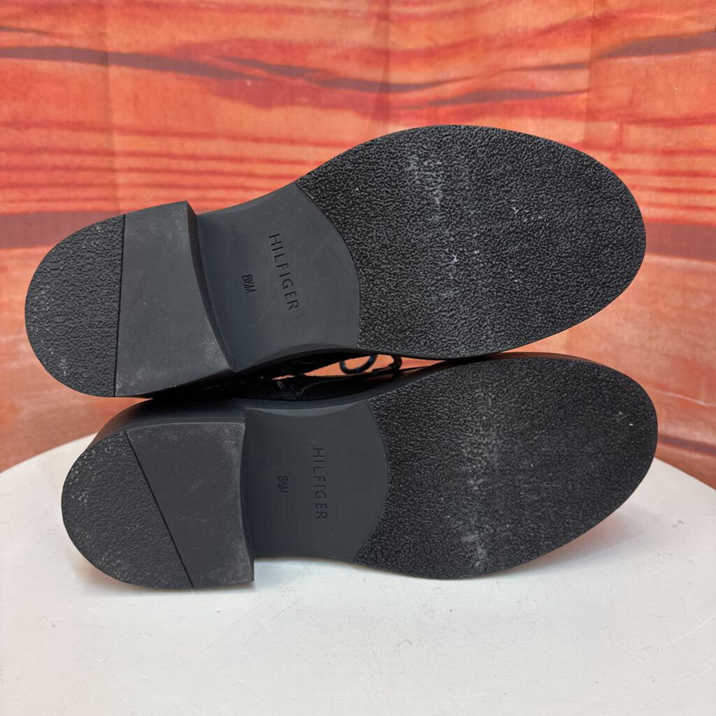 Tommy Hilfiger Black Combat Boots