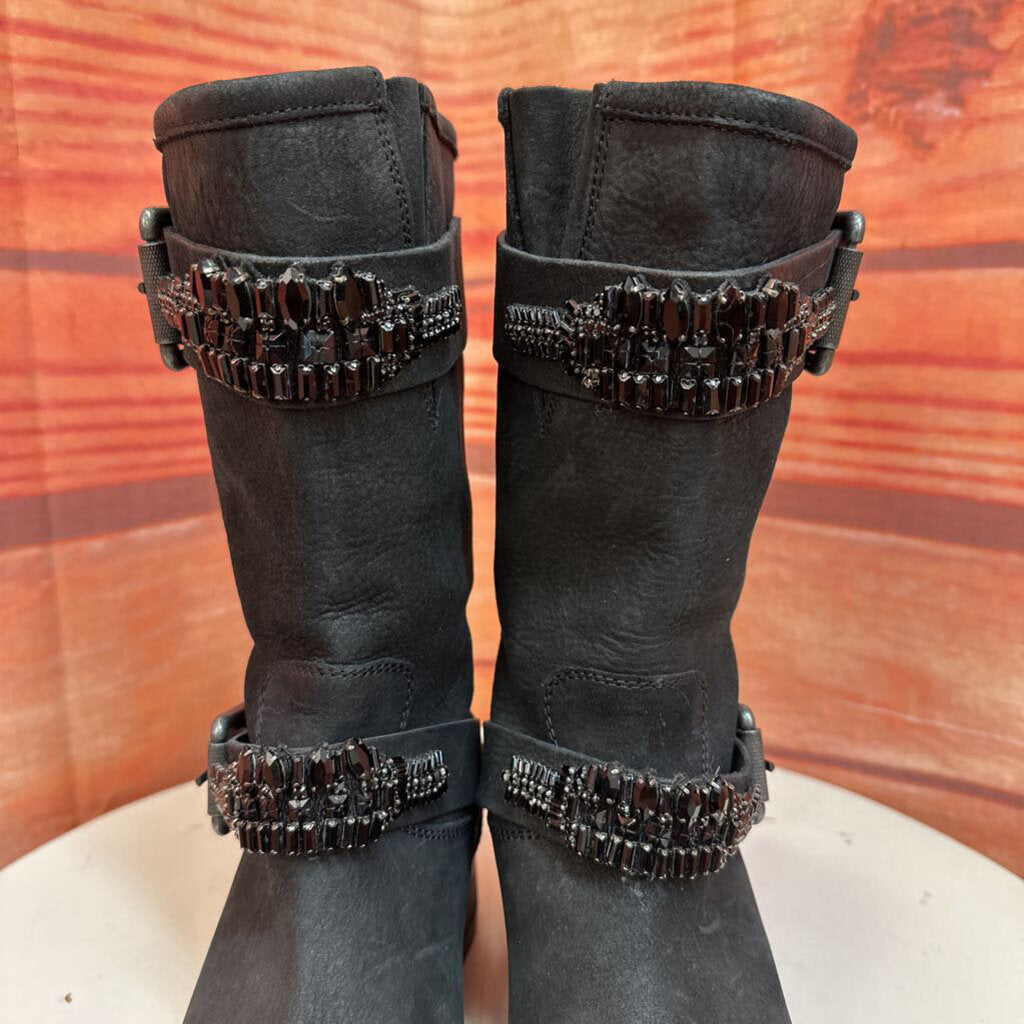 Vera Wang Lavender Black Boots
