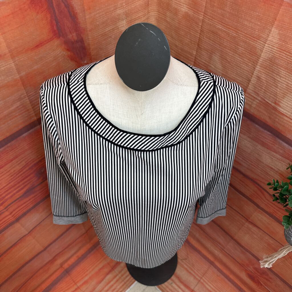 Talbots Striped Long Sleeve Top