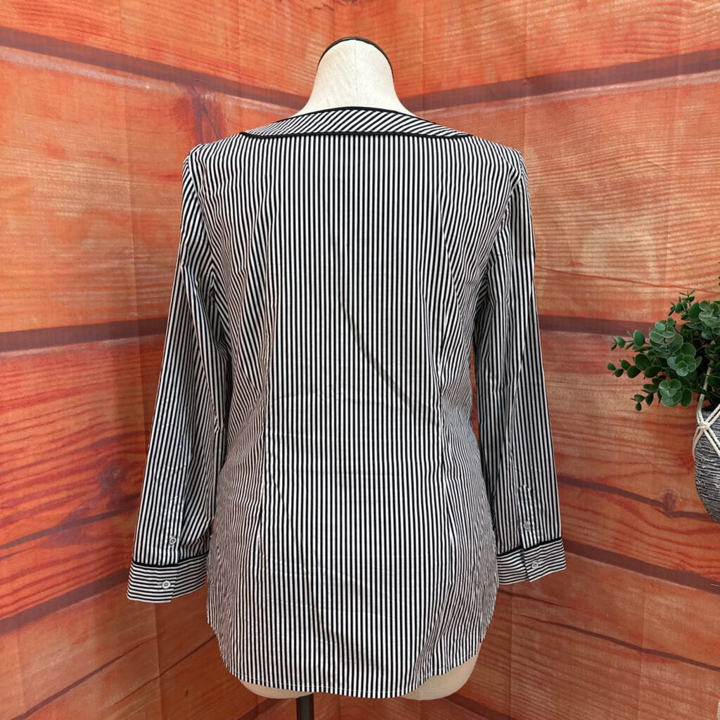 Talbots Striped Long Sleeve Top