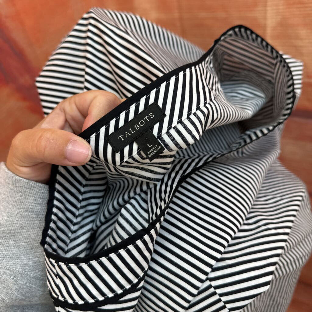 Talbots Striped Long Sleeve Top