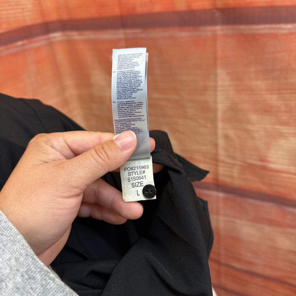 Women's Black Long Sleeve Blouse