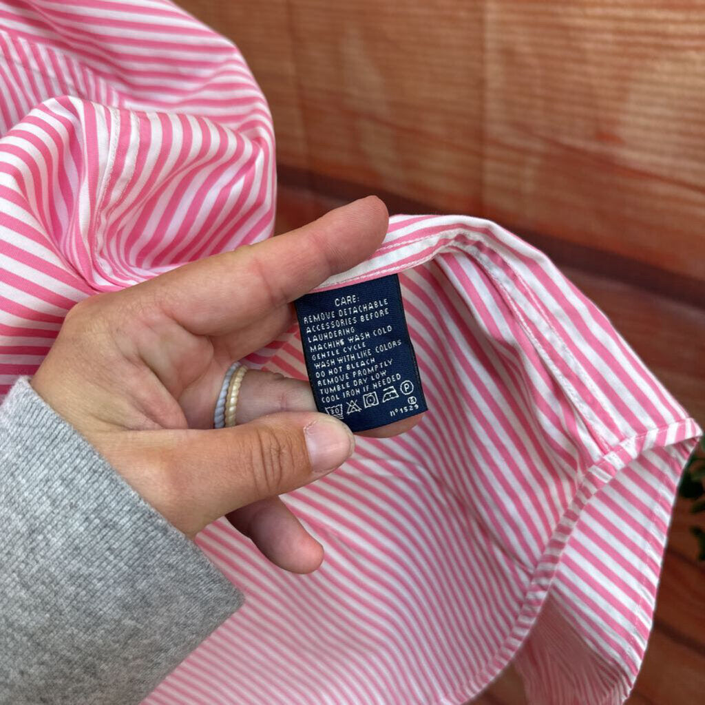 Ralph Lauren Sport Pink Striped Slim Fit Shirt