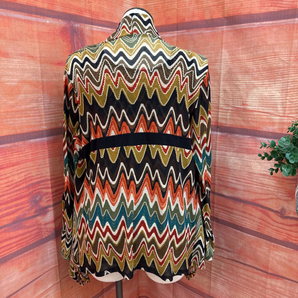 Cubism Patterned Kimono