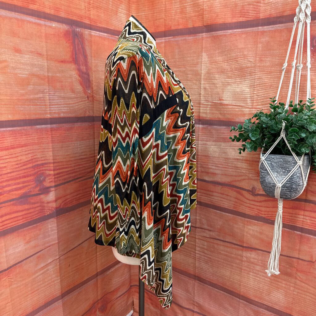 Cubism Patterned Kimono