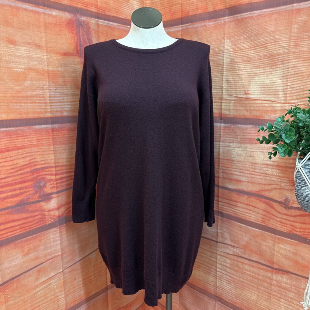 Eskandar Purple Loose Fitting Sweater