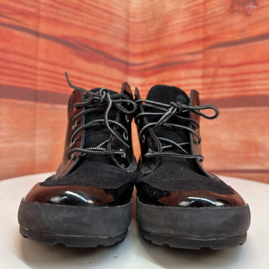 Women's Black Leather Upper Boots