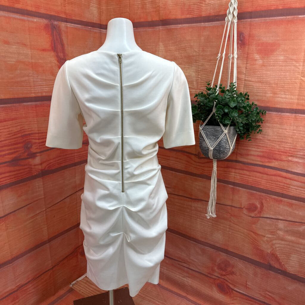 Eccoci Women's Elegant White Dress