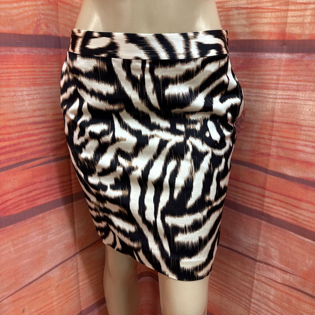 Ann Taylor Petite Zebra Print Skirt