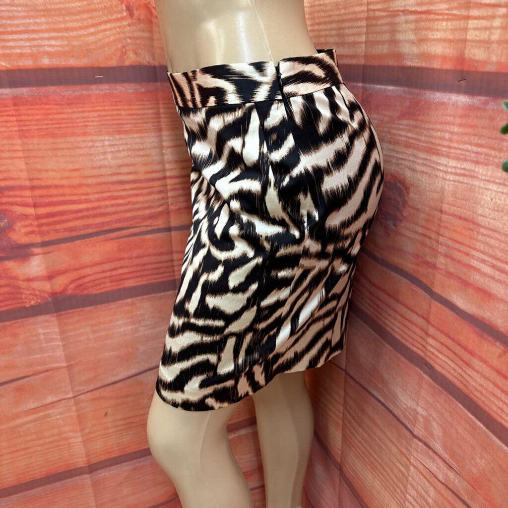Ann Taylor Petite Zebra Print Skirt