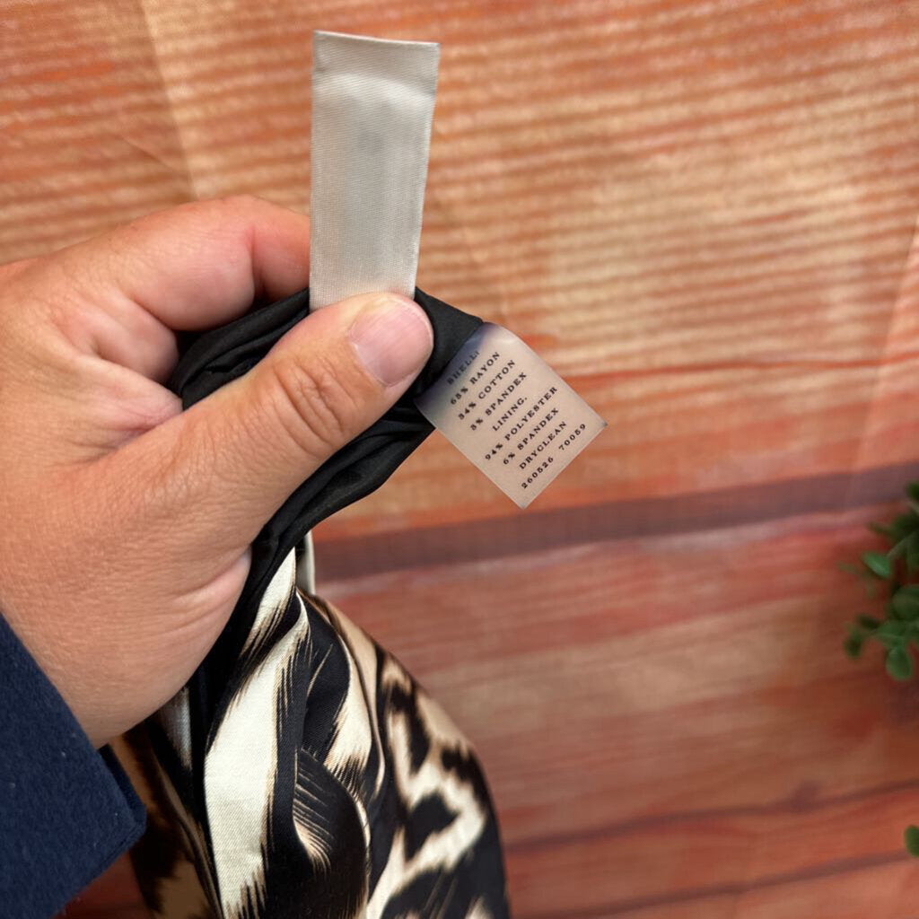 Ann Taylor Petite Zebra Print Skirt