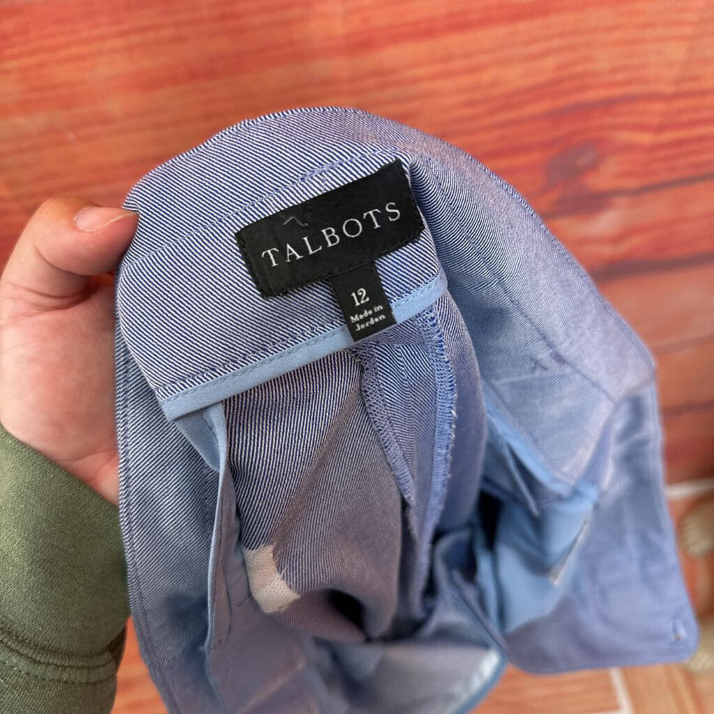 Talbots Women's Blue Paperbag Pants