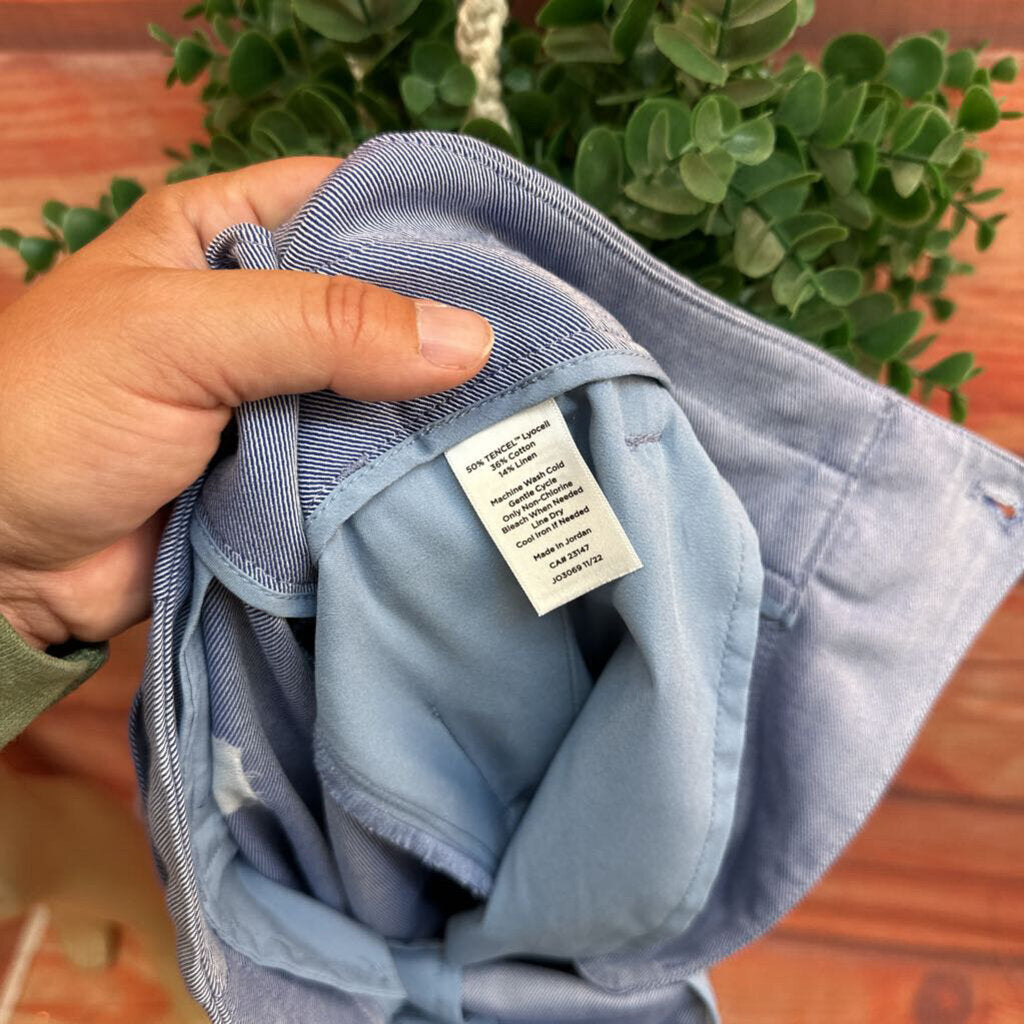 Talbots Women's Blue Paperbag Pants