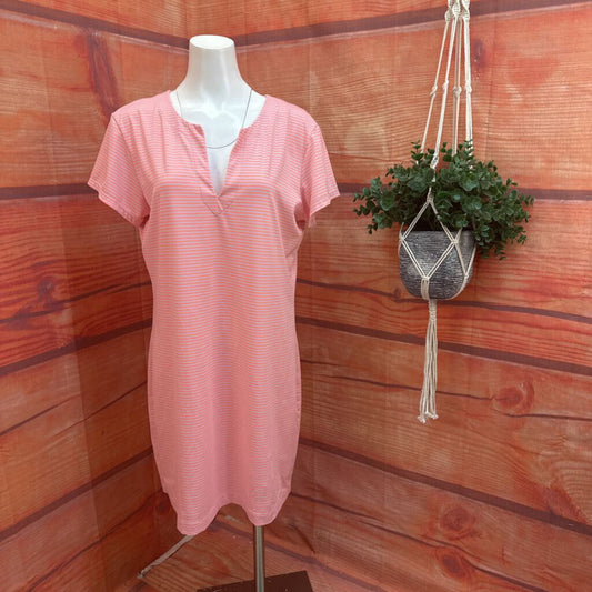 Vineyard Vines Pink Striped Dress