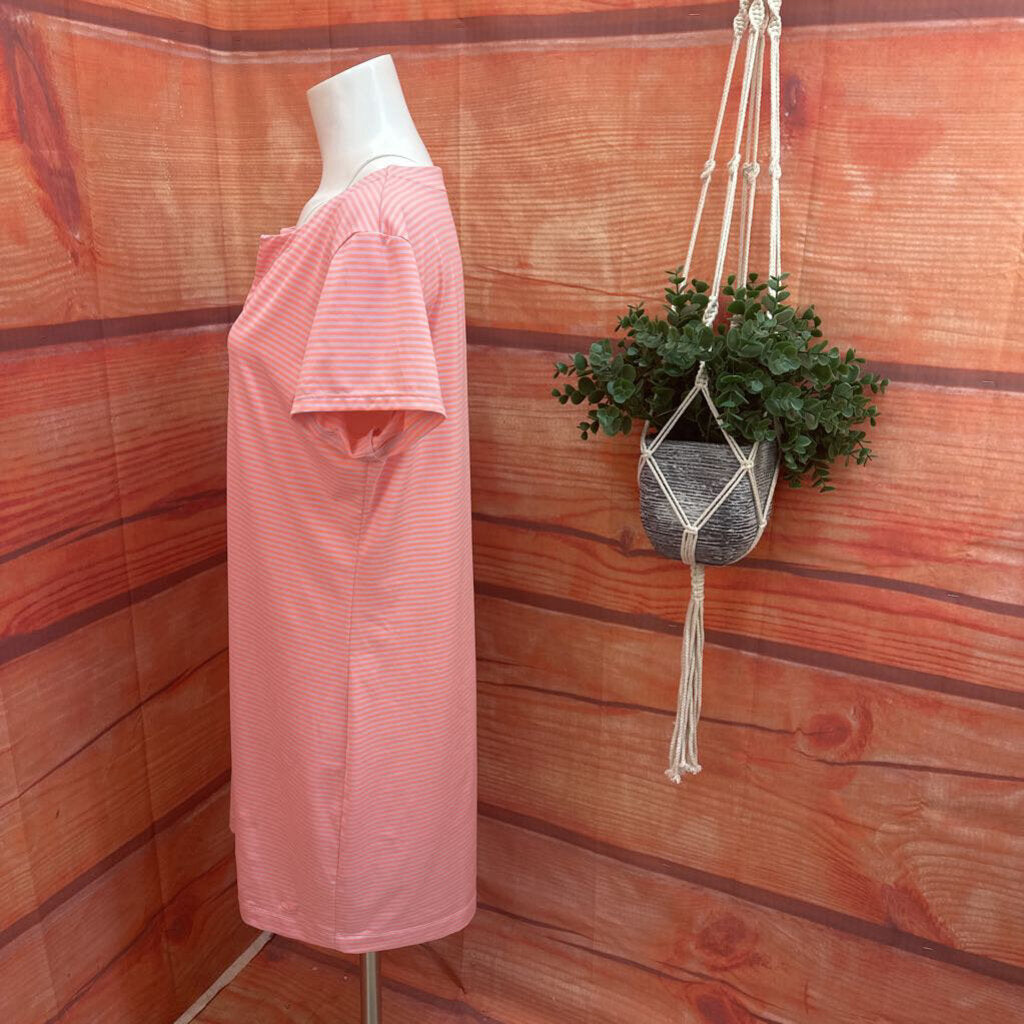 Vineyard Vines Pink Striped Dress