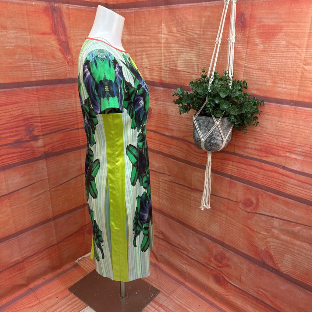 Eli Tahari Floral Print Shift Dress