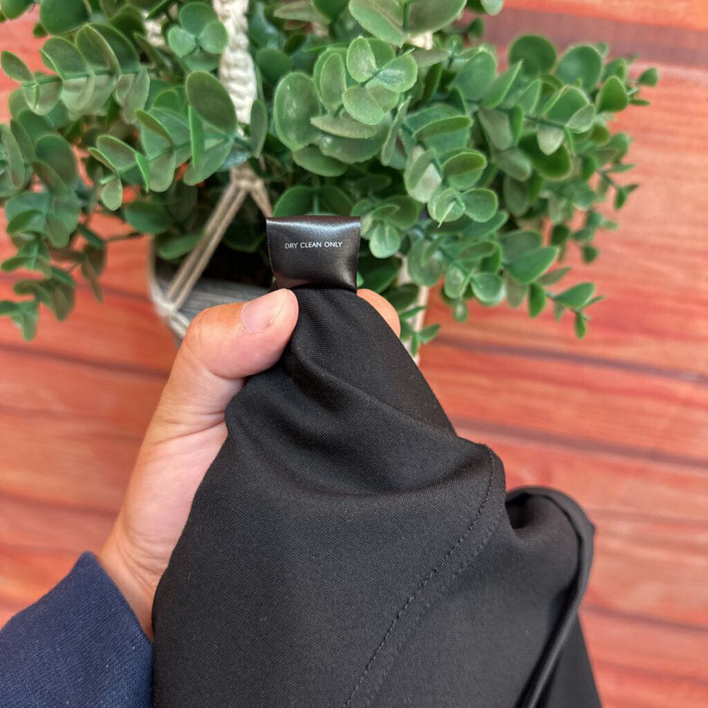 Josie Natori Black Dress with Pink Embellishments