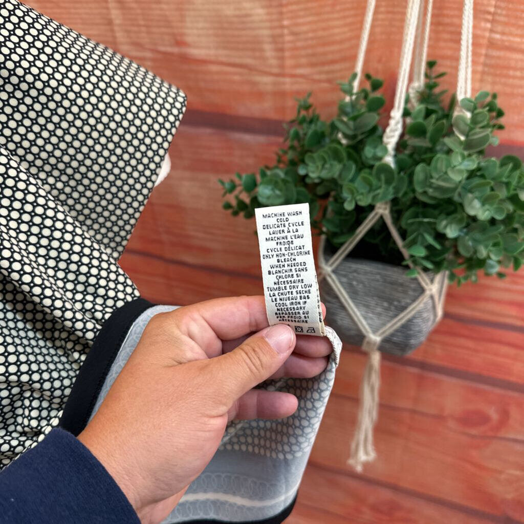 Max Studio Black and Cream Pattern Dress