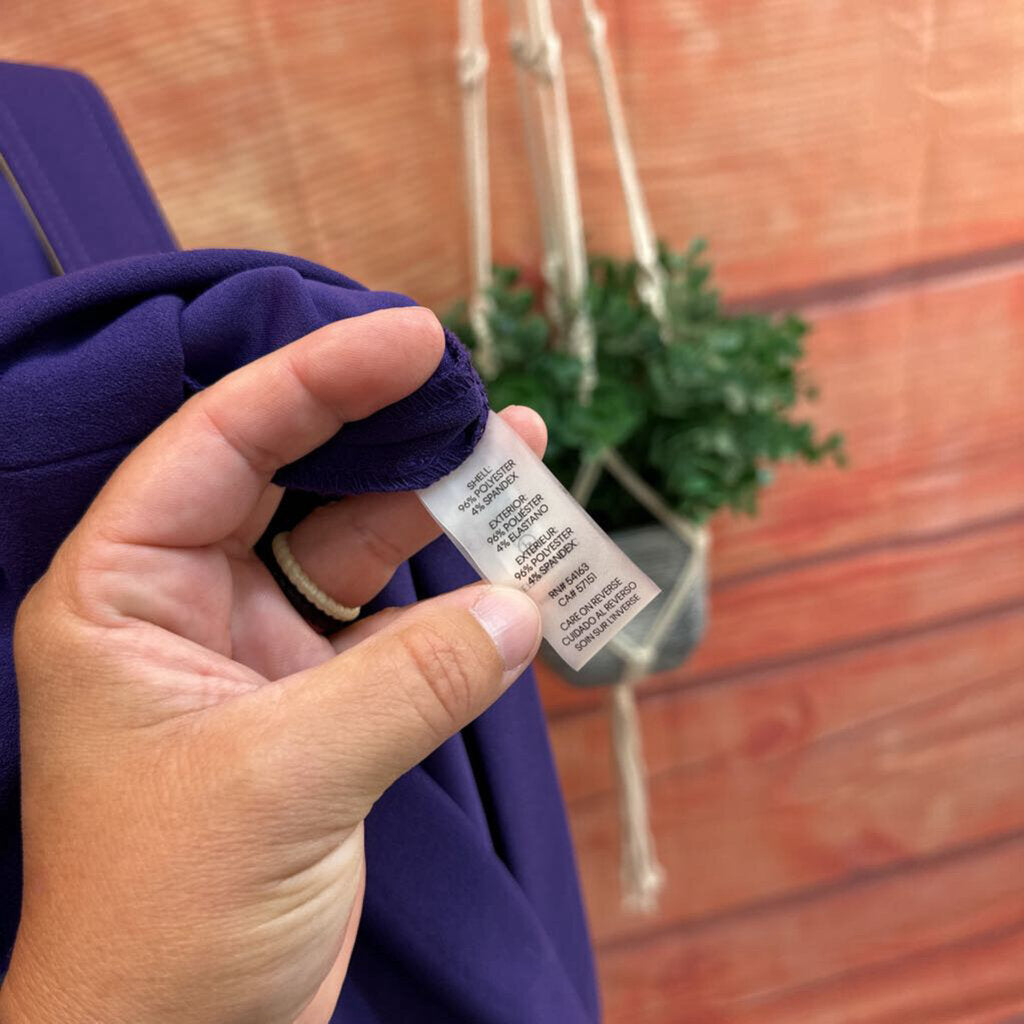 Calvin Klein Purple Dress
