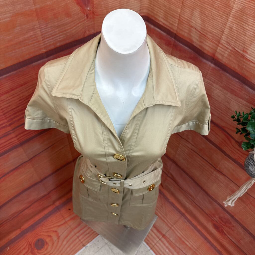 Michael Kors Lightweight Button-Up Dress