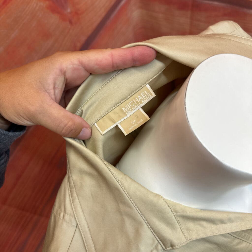 Michael Kors Lightweight Button-Up Dress