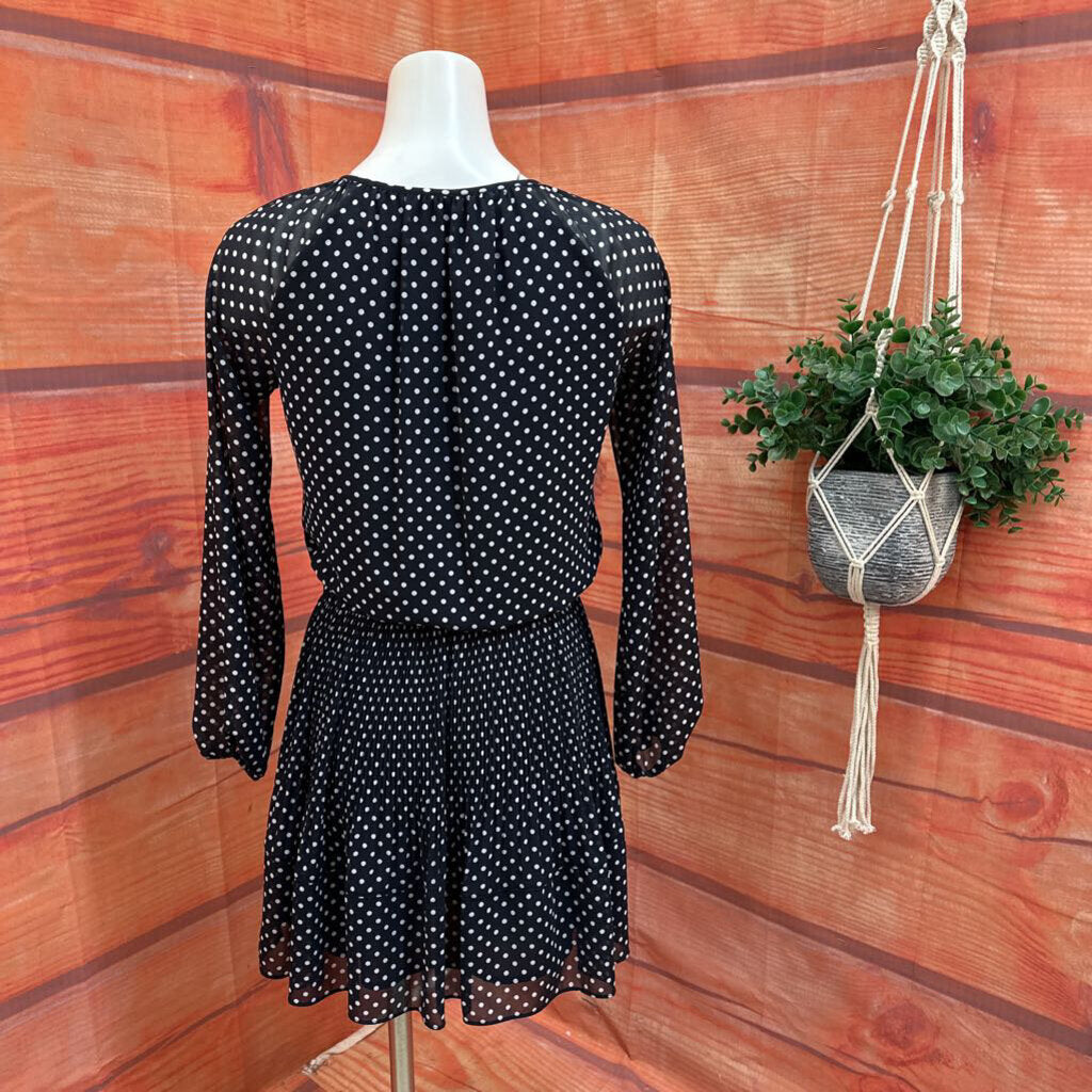 Michael Kors Black Polka Dot Dress