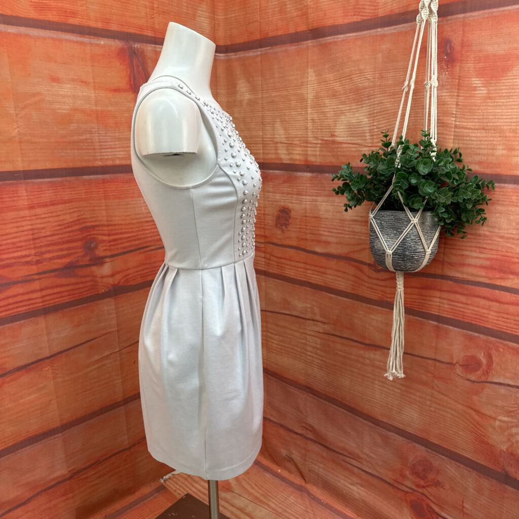 Club Monaco Dress with Pearl Embellishments