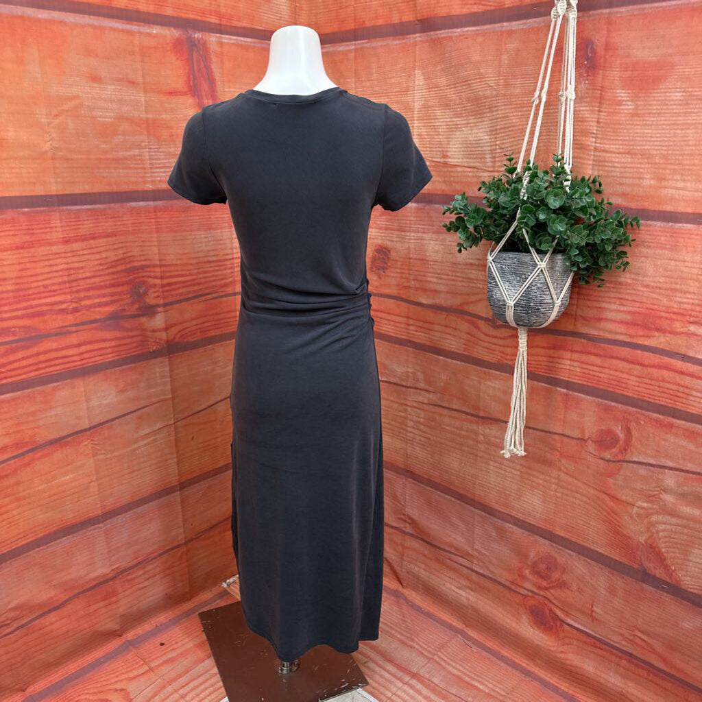 LuLu's Women's Gray Draped Dress