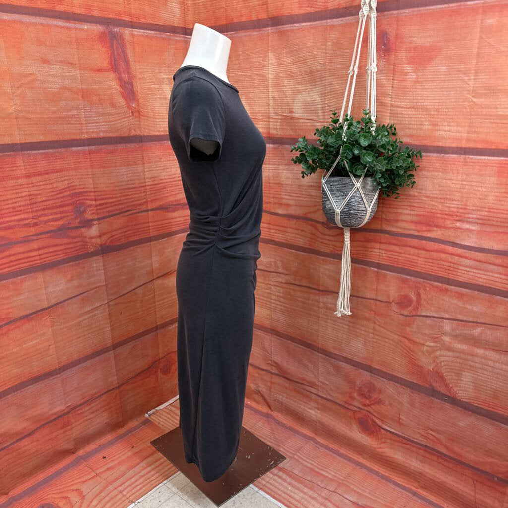 LuLu's Women's Gray Draped Dress