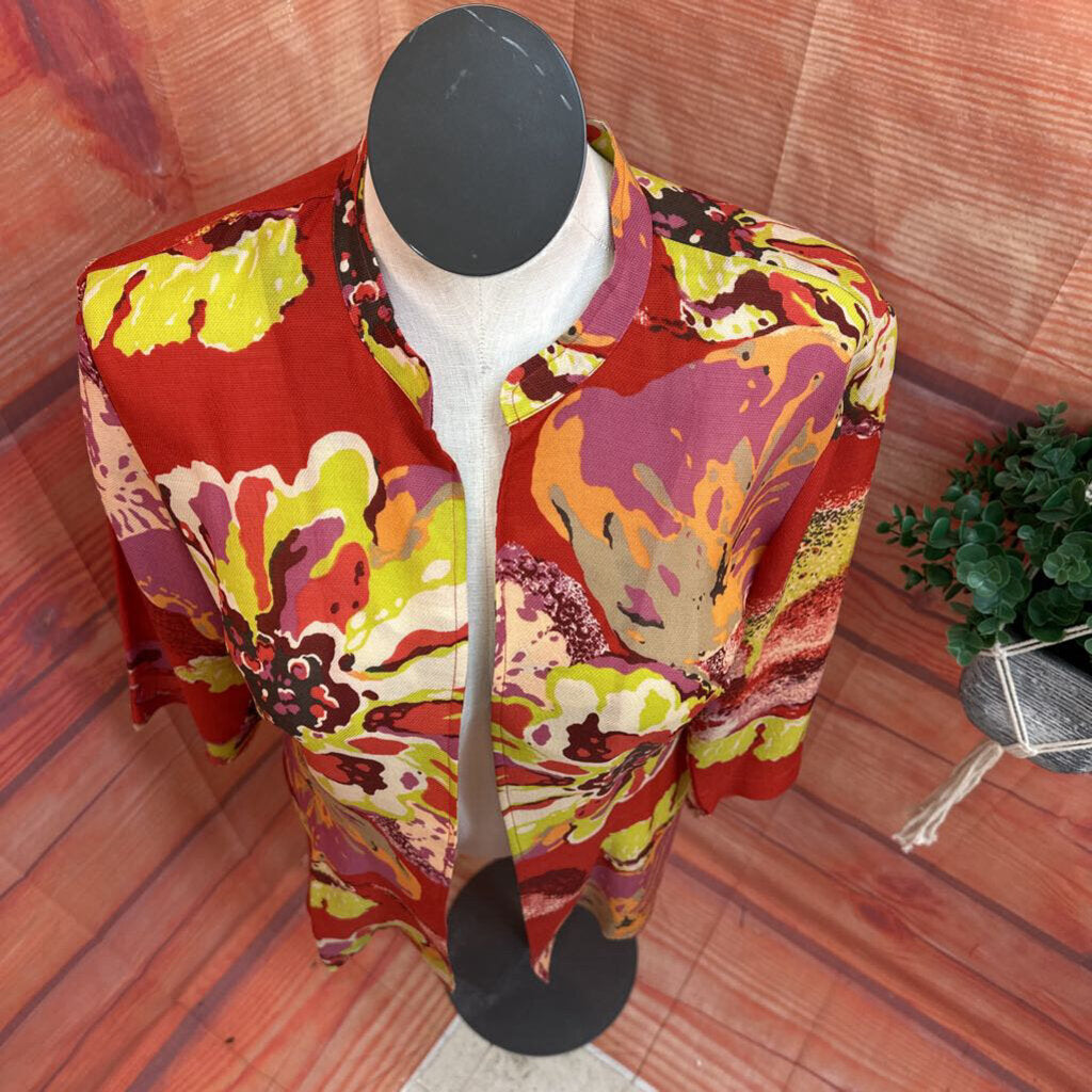 Coldwater Creek Floral Print Blouse