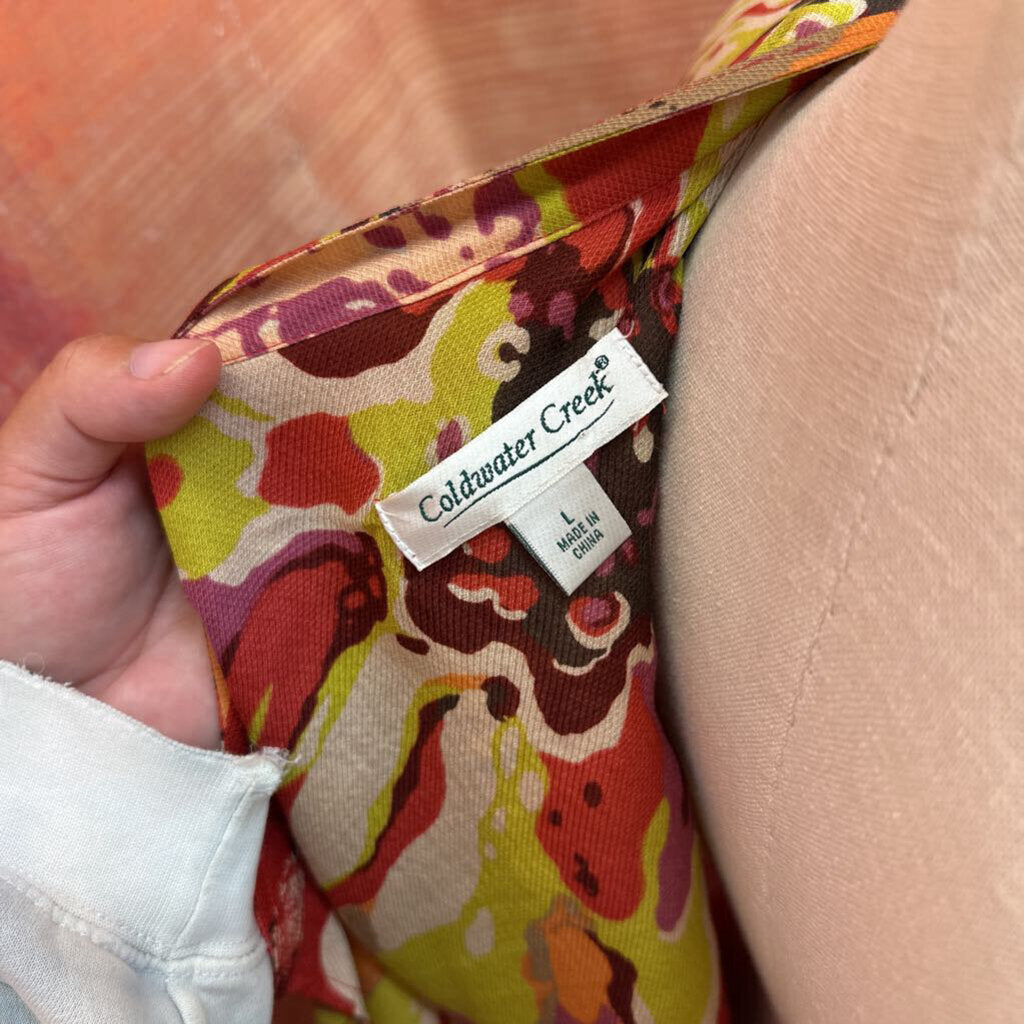 Coldwater Creek Floral Print Blouse