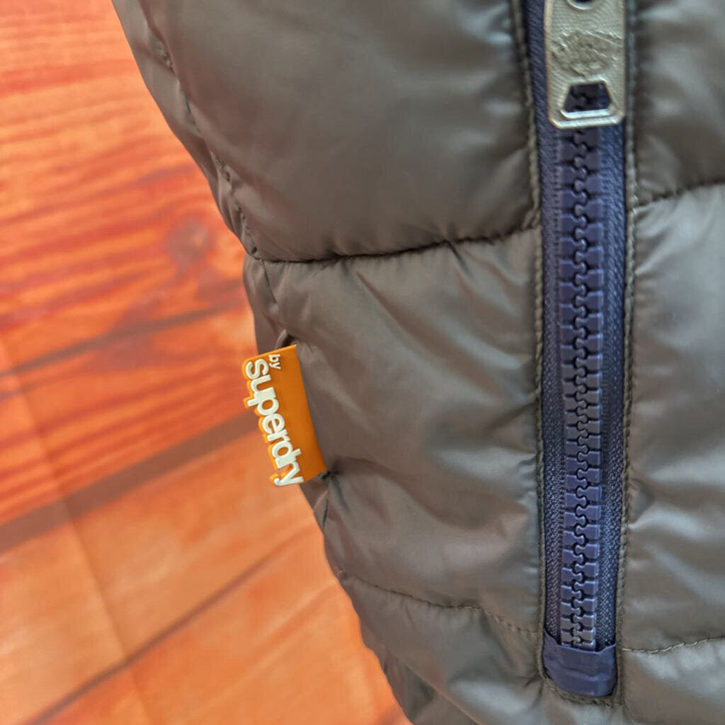 Vintage Superdry Color Block Puffer Vest