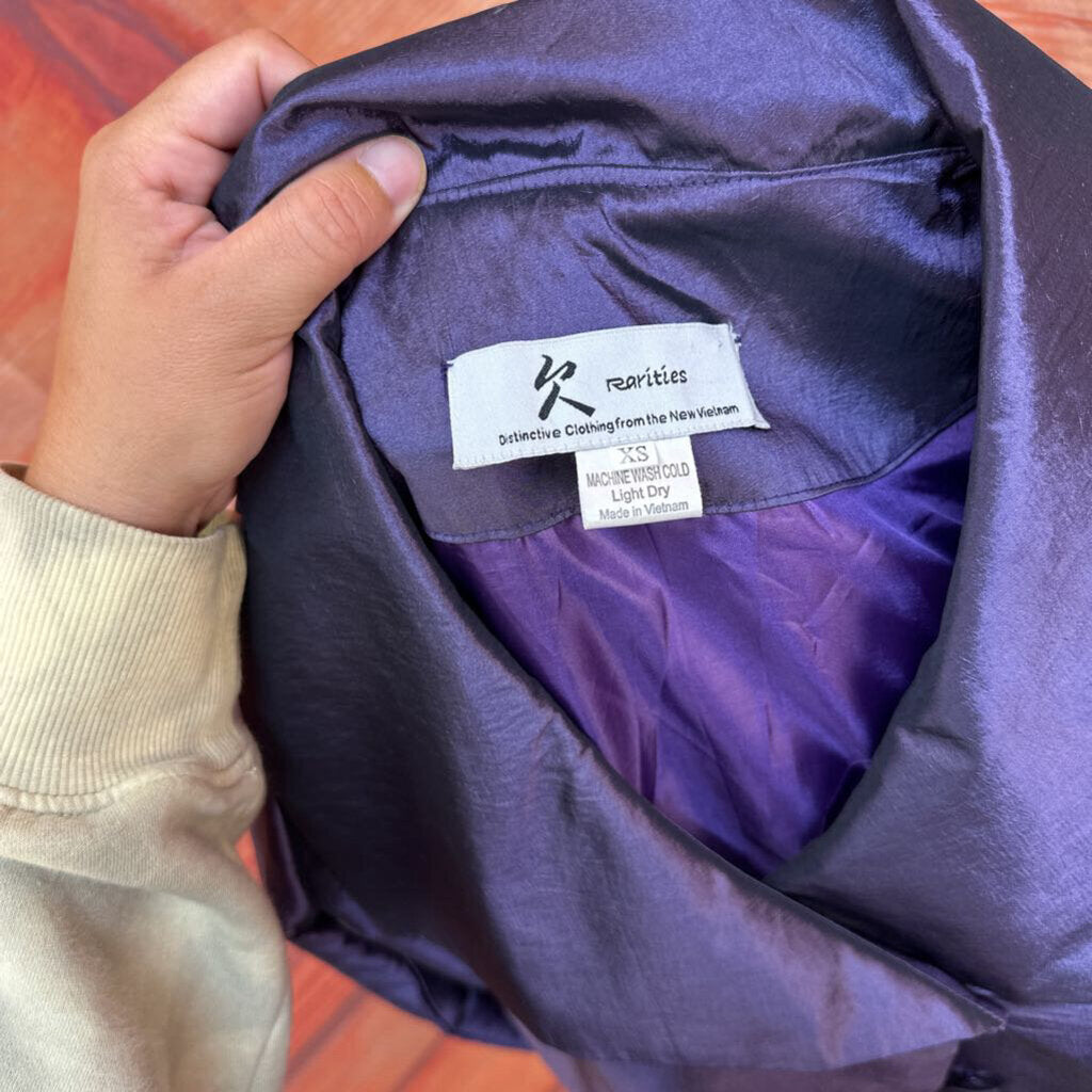 Rarities Purple Satin Jacket