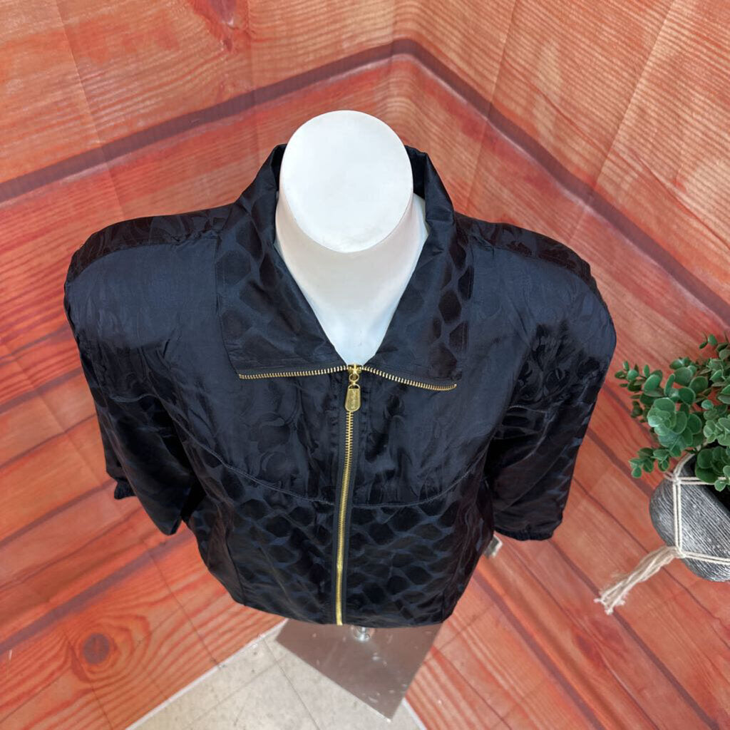 Vintage Black Light Jacket by Fu Da International