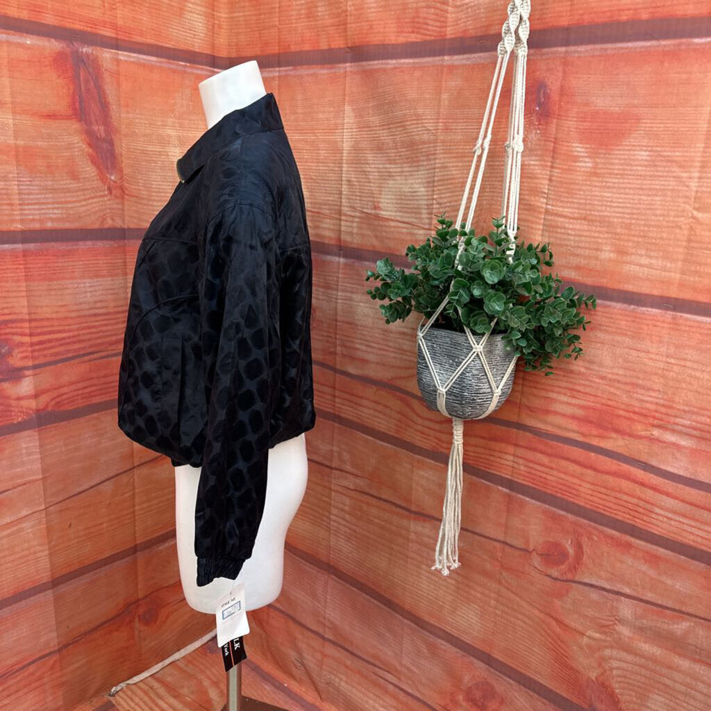 Vintage Black Light Jacket by Fu Da International