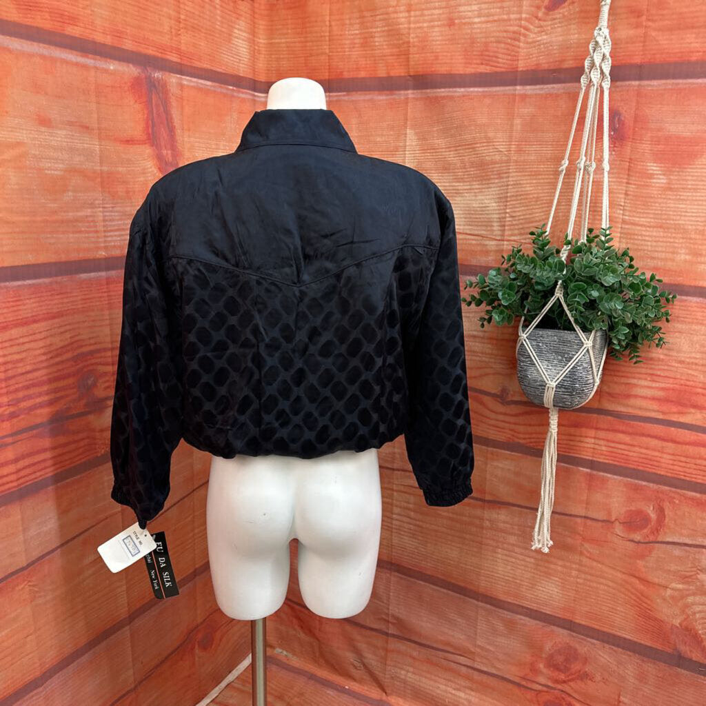 Vintage Black Light Jacket by Fu Da International
